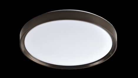18W LED CEILING LIGHT-DARK BROWN RING
