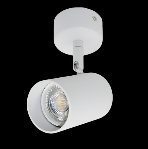 GU10 SURFACE MOUNTED SPOT LIGHT FITTING - SINGLE HEAD